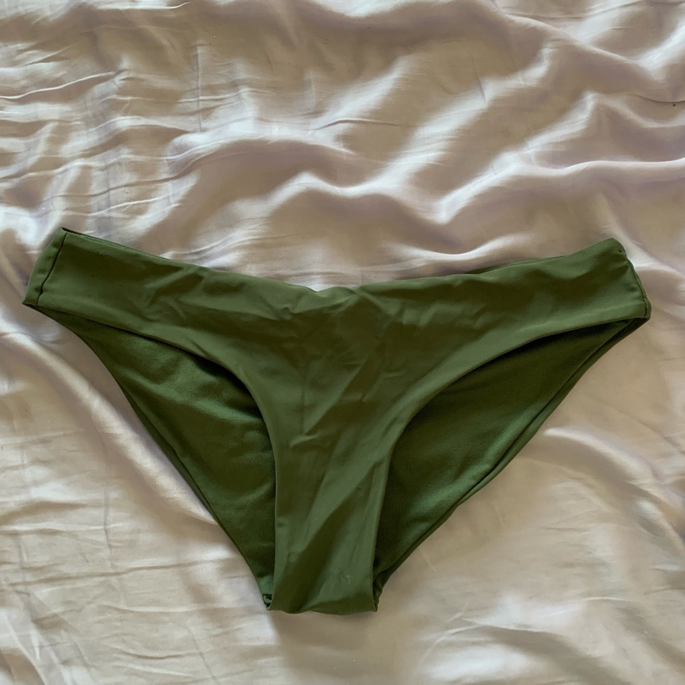 Dark Green Bikini Bottom